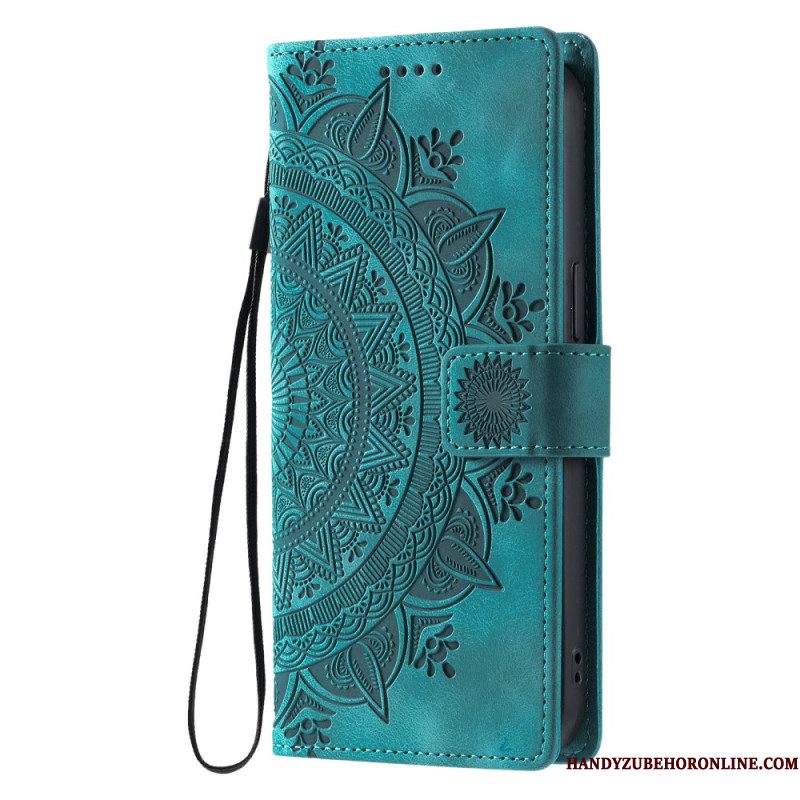 Folio-hoesje Xiaomi 15t Mandala-suède-effect