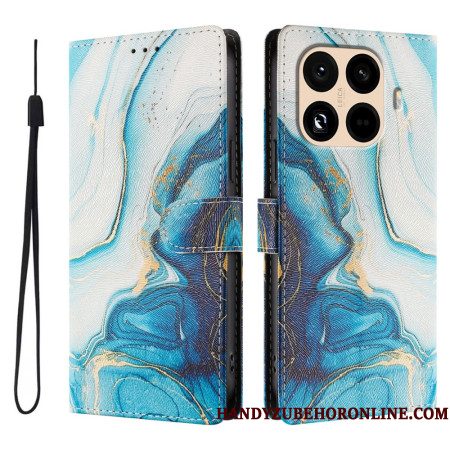 Folio-hoesje Xiaomi 15t Pro Blauw Marmer