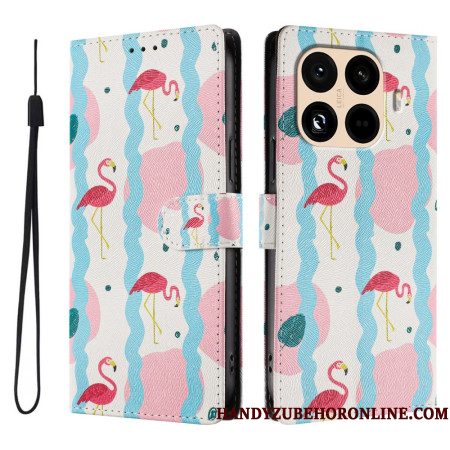 Folio-hoesje Xiaomi 15t Pro Flamingo's