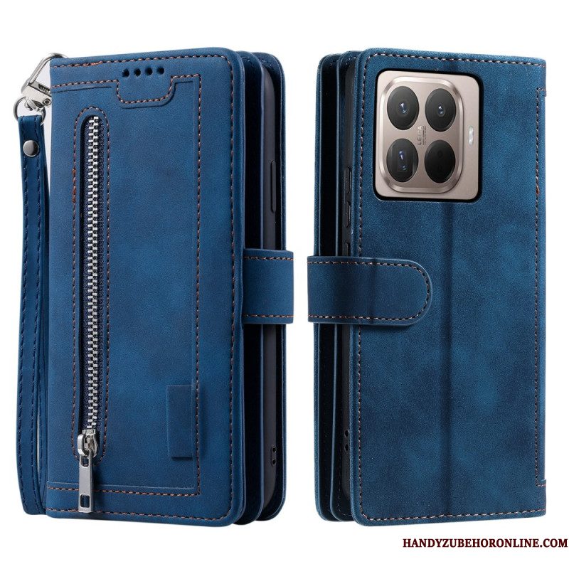 Folio-hoesje Xiaomi 15t Pro Portemonnee Met 9 Kaartsleuven