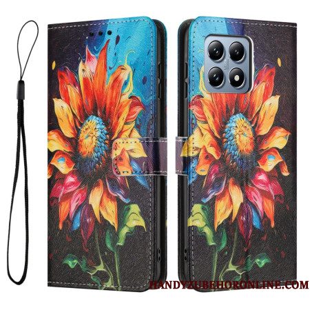 Folio-hoesje Xiaomi 15t Zonnebloemen