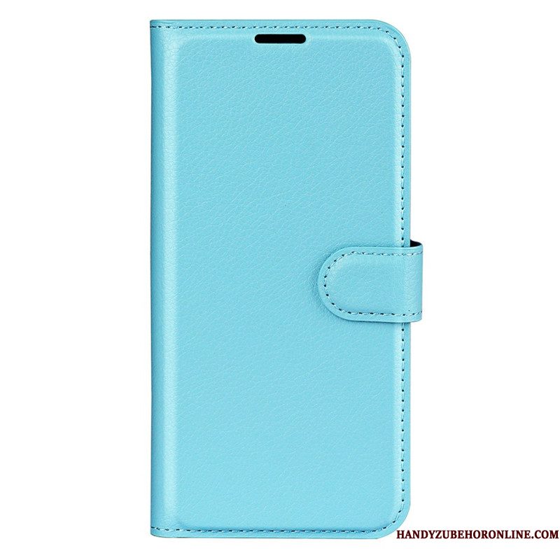 Folio-hoesje Xiaomi 17 Klassiek Lychee Kunstleer