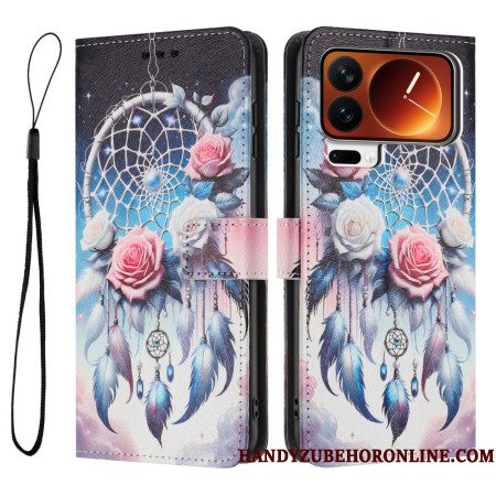 Folio-hoesje Xiaomi 17 Pro Telefoonhoesje Dromenvanger En Rozen