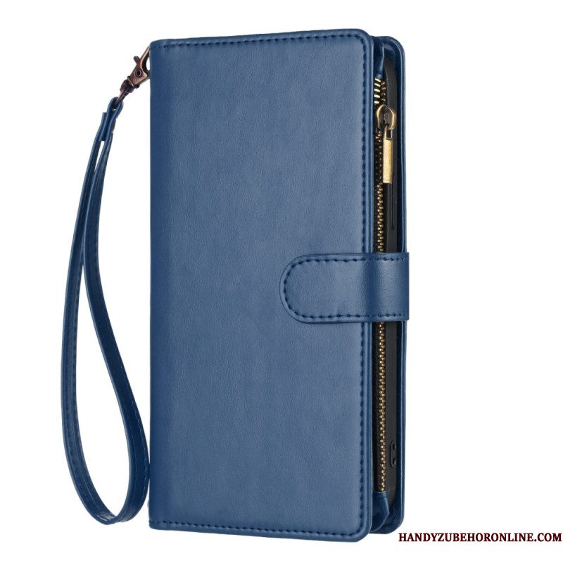 Folio-hoesje Xiaomi 17 Pro Telefoonhoesje Portemonnee Met Rits En Riem