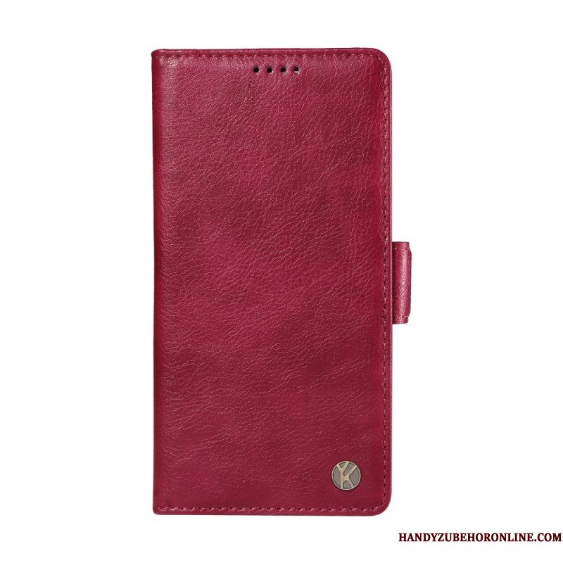 Folio-hoesje Xiaomi Redmi Note 14 4g Lychee Textuur Ykatu