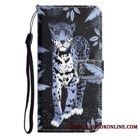 Folio-hoesje Xiaomi Redmi Note 14 4g Telefoonhoesje Luipaard