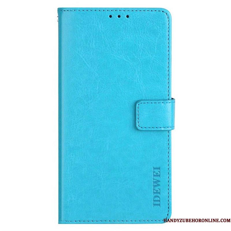 Folio-hoesje Xiaomi Redmi Note 14 5g Telefoonhoesje Idewei Effen Kunstleer