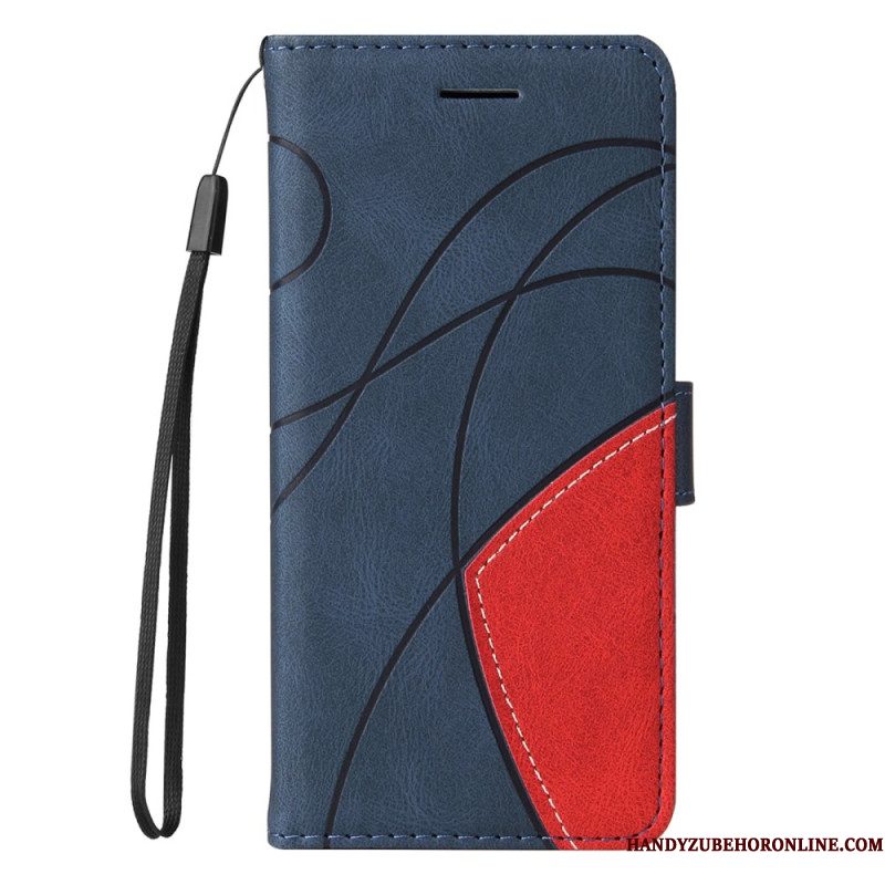 Folio-hoesje Xiaomi Redmi Note 14 5g Tweekleurig Grafisch