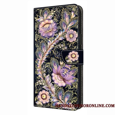 Folio-hoesje Xiaomi Redmi Note 14 Pro 4g Vintage Bloemen