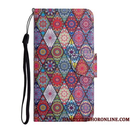 Folio-hoesje Xiaomi Redmi Note 14 Pro Plus 5g Telefoonhoesje Kaleidoscoop