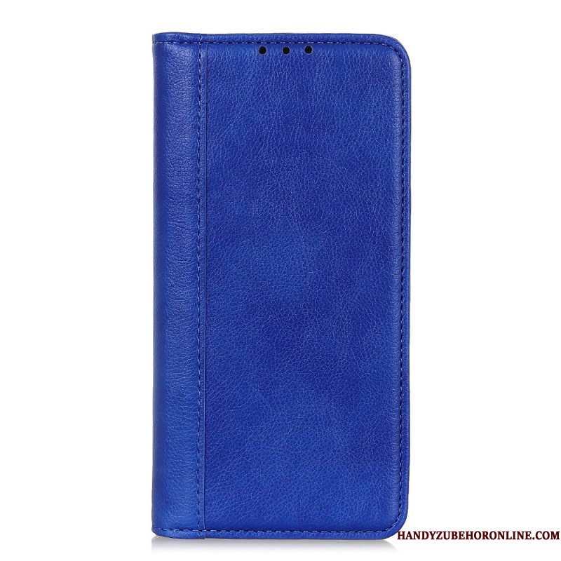 Folio-hoesje Xiaomi Redmi Note 14s Gesplitst Lychee-leer Bescherming Hoesje