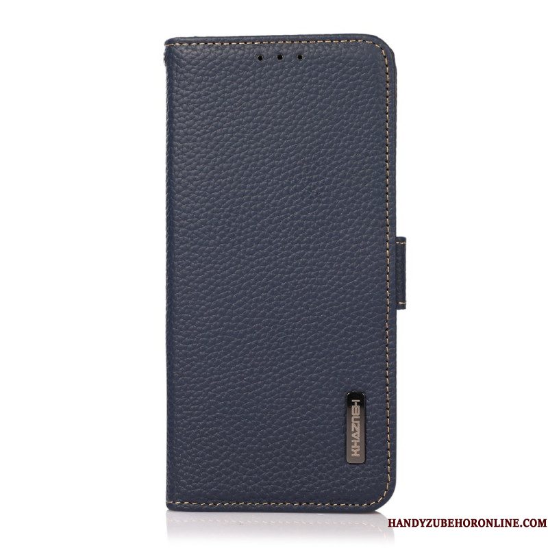 Folio-hoesje Xiaomi Redmi Note 14s Khazneh Lychee-leer