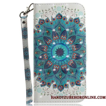 Folio-hoesje Xiaomi Redmi Note 15 Pro Plus 5g Groene Mandala Met Bandjes