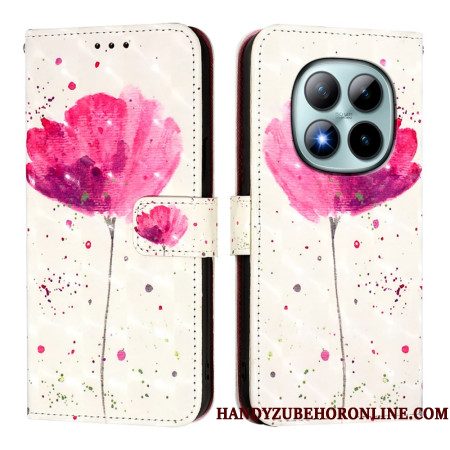 Folio-hoesje Xiaomi Redmi Note 15 Pro Plus 5g Klaproos