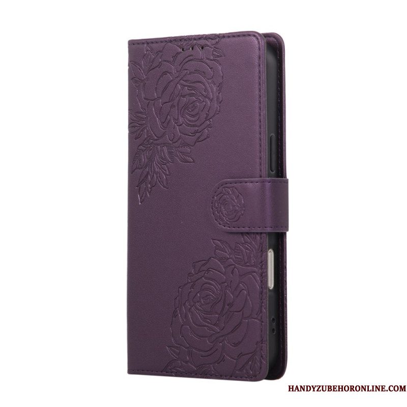 Folio-hoesje iPhone 17 Pro Max Bloemenprint