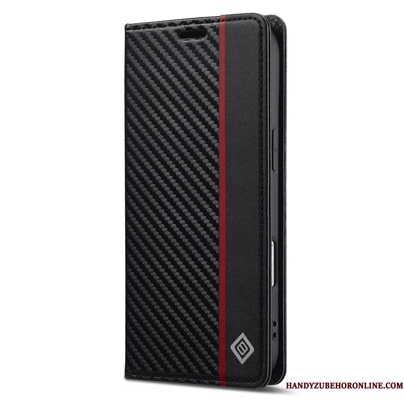 Folio-hoesje iPhone Air Koolstofvezel Lc.imeeke