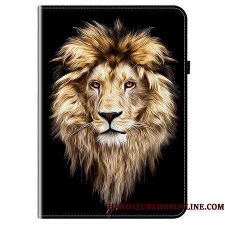Hoesje Case Samsung Galaxy Tab S10 Fe Plus Leeuwenkop