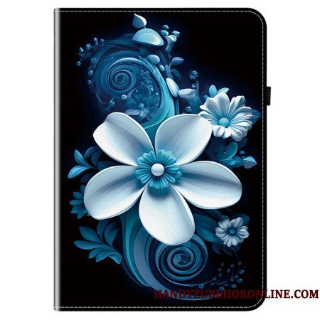 Hoesje Case Samsung Galaxy Tab S10 Fe Plus Telefoonhoesje Zwarte Orchidee
