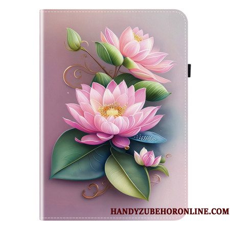 Hoesje Case Samsung Galaxy Tab S10 Plus Telefoonhoesje Waterlelies