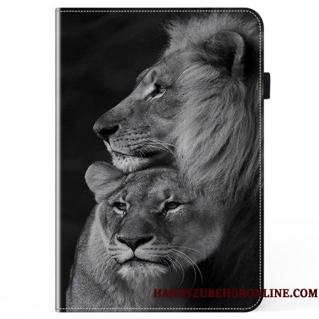 Hoesje Case Samsung Galaxy Tab S10 Ultra Leeuwenpaar