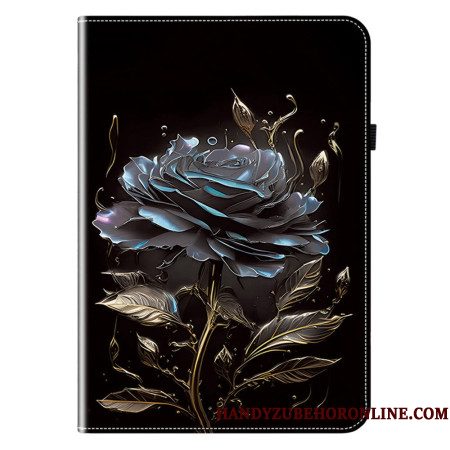 Hoesje Case Samsung Galaxy Tab S11 Zwarte Roos