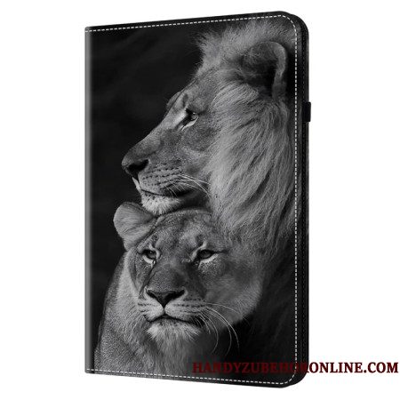 Hoesje Case Xiaomi Pad 7 / 7 Pro Telefoonhoesje Paar Leeuwen