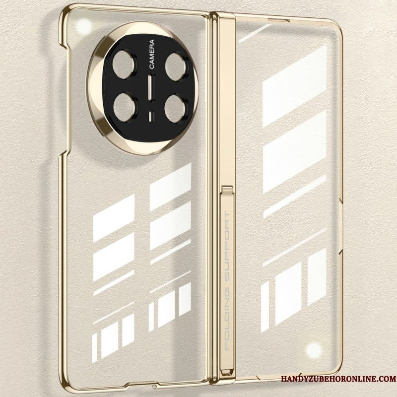 Hoesje Huawei Mate X6 Transparant Met Scharnier En Gehard Glas