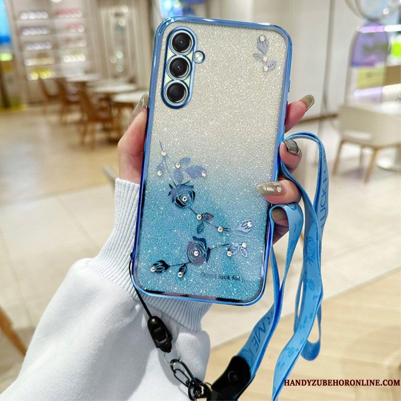 Hoesje Samsung Galaxy A17 4g / 5g Kadem Strassbandjes