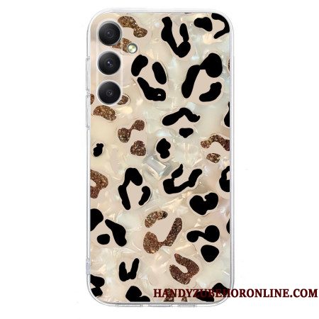 Hoesje Samsung Galaxy A17 4g / 5g Luipaardprint Bescherming Hoesje