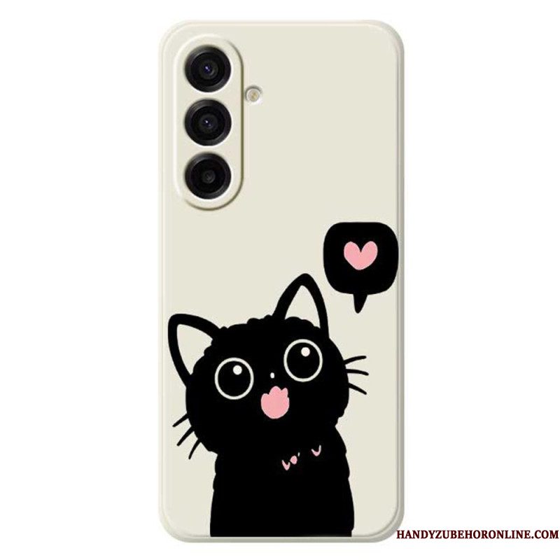 Hoesje Samsung Galaxy A17 4g / 5g Zwarte Kat
