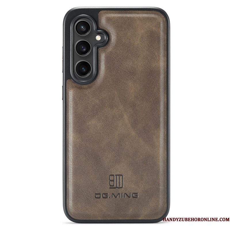 Hoesje Samsung Galaxy S25 5g Dg.ming Lederlook Bescherming Hoesje