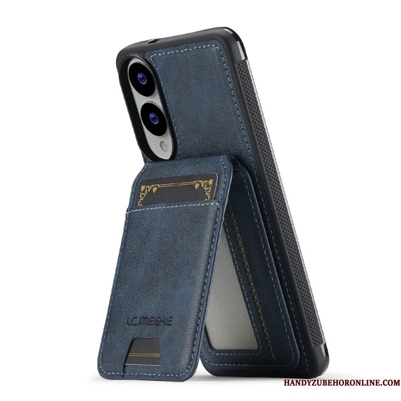 Hoesje Samsung Galaxy S25 5g Edge Afneembare Magnetische Kaarthouder Bescherming Hoesje