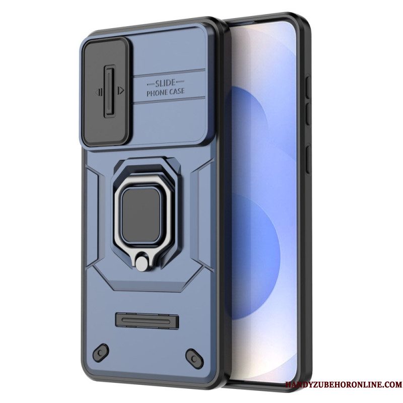 Hoesje Samsung Galaxy S25 5g Edge Duurzame Ring Met Lensbeschermer