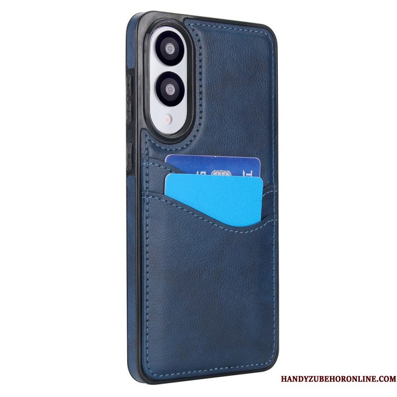 Hoesje Samsung Galaxy S25 5g Edge Leerlook Met Kaart Houder