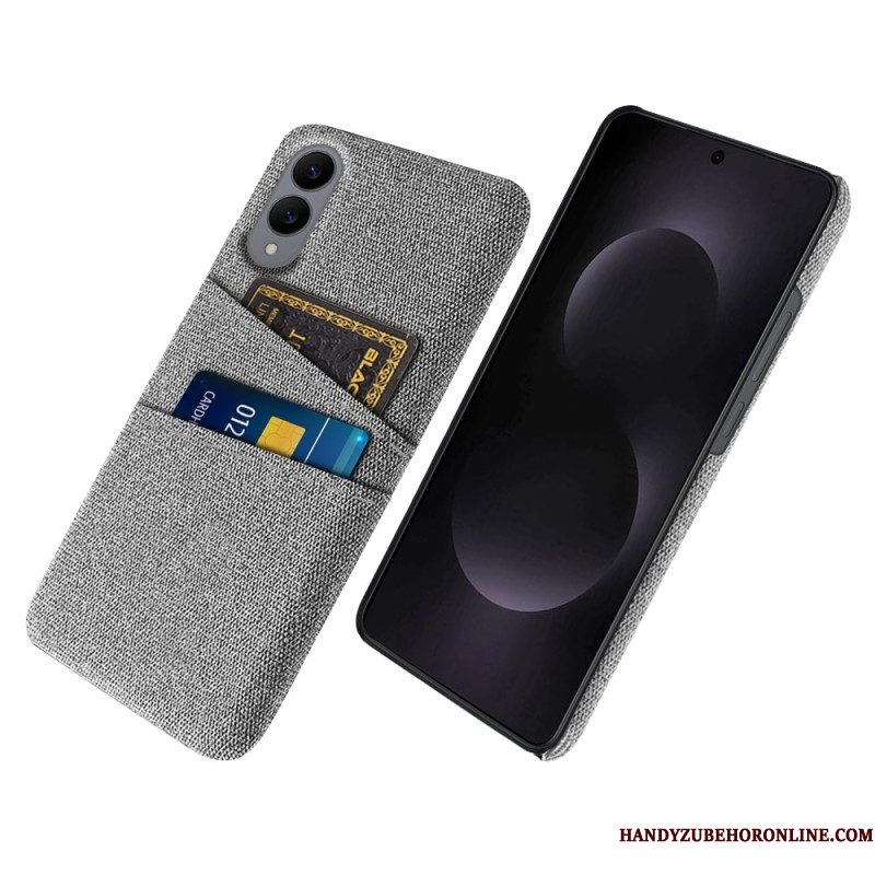 Hoesje Samsung Galaxy S25 5g Edge Stoffen Kaarthouder