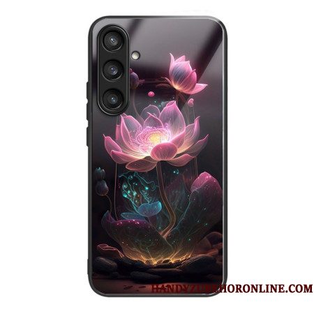 Hoesje Samsung Galaxy S25 5g Lotuspatroon Van Gehard Glas Bescherming Hoesje