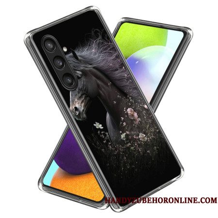 Hoesje Samsung Galaxy S25 5g Zwart Paard Bescherming Hoesje