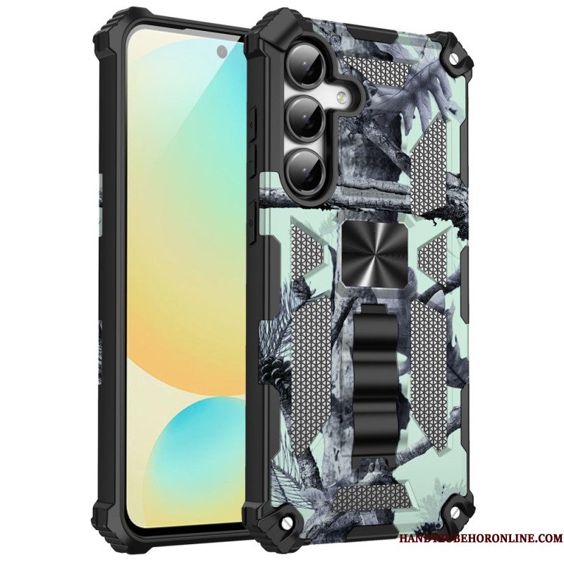 Hoesje Samsung Galaxy S25 Fe Camouflage Design Met Standaard