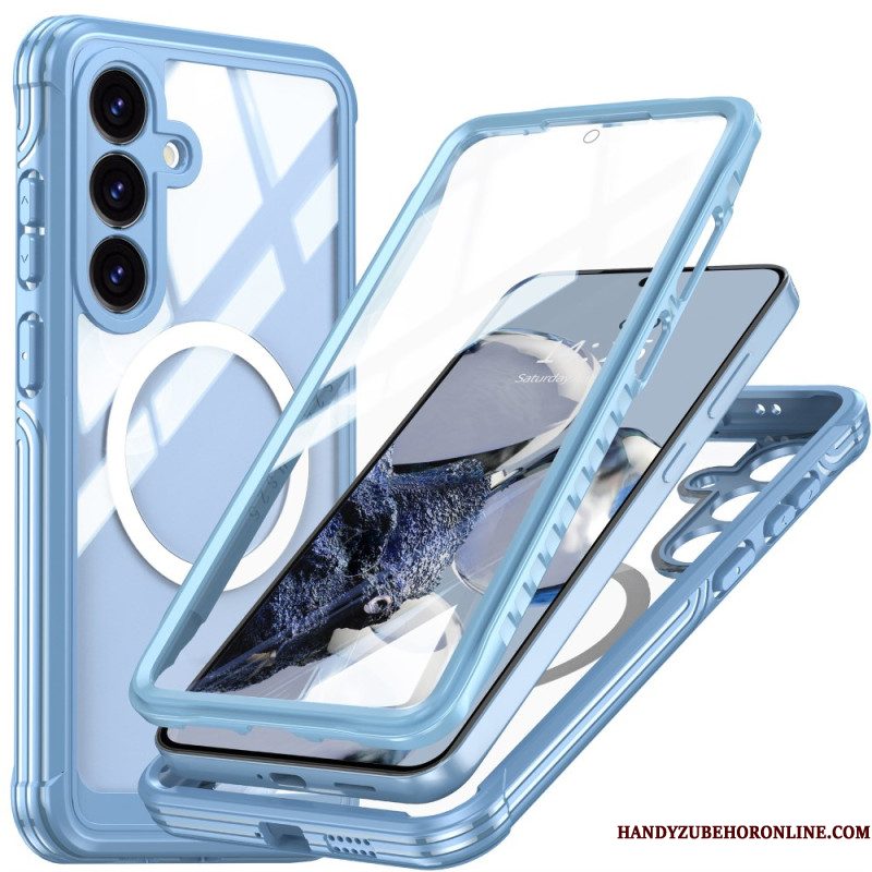 Hoesje Samsung Galaxy S25 Fe Magnetisch Met Schermbeschermer Bescherming Hoesje