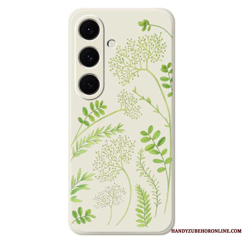 Hoesje Samsung Galaxy S25 Fe Siliconen Met Bladeren