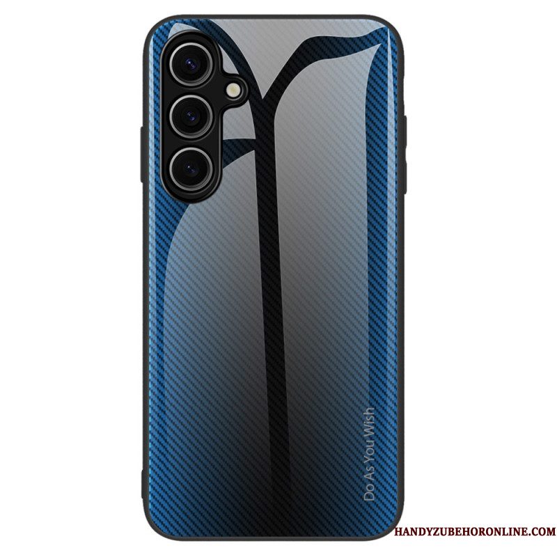 Hoesje Samsung Galaxy S25 Plus 5g Gehard Glas Met Koolstofvezel