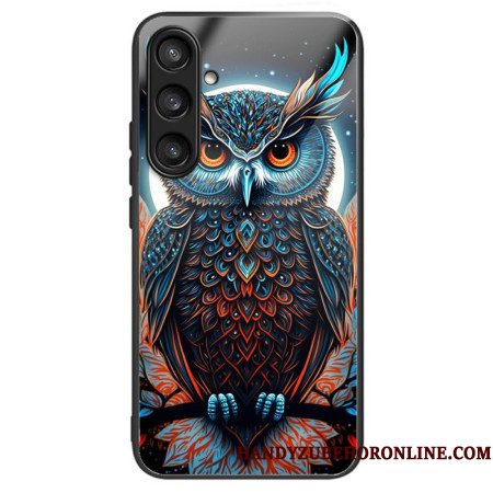 Hoesje Samsung Galaxy S25 Plus 5g Gekleurde Uil Van Gehard Glas