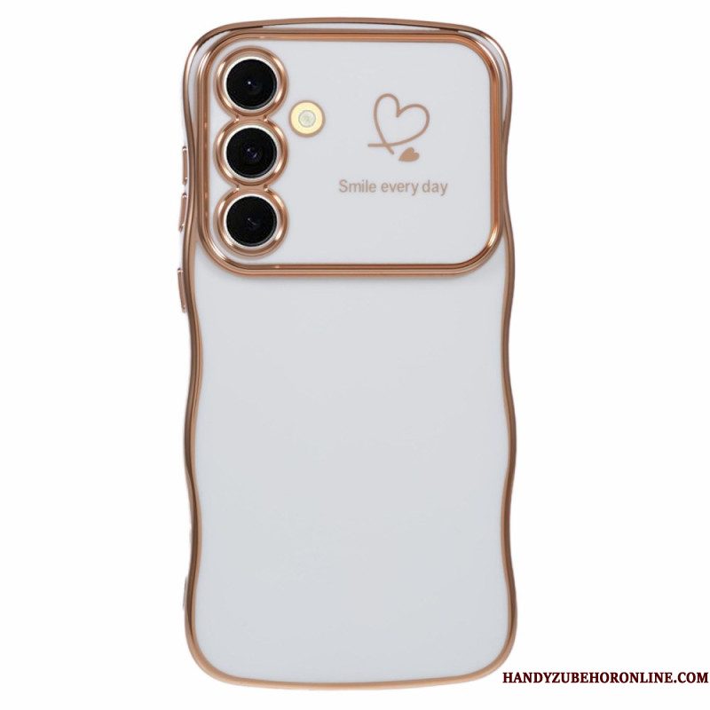 Hoesje Samsung Galaxy S25 Plus 5g Hart En Golvende Randen Bescherming Hoesje
