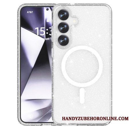 Hoesje Samsung Galaxy S25 Plus 5g Magsafe-compatibel Glitterachterkant