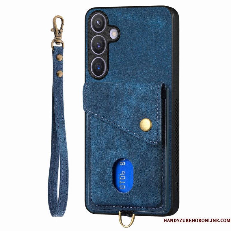Hoesje Samsung Galaxy S25 Plus 5g Multifunctioneel Met Suède-effect