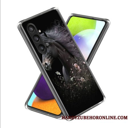 Hoesje Samsung Galaxy S25 Plus 5g Zwart Paard
