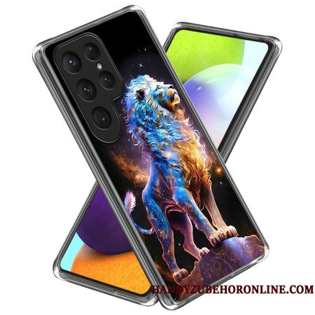 Hoesje Samsung Galaxy S25 Ultra 5g Kleurrijke Leeuw
