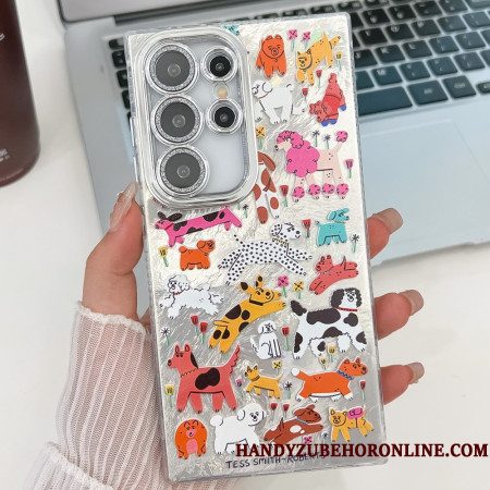 Hoesje Samsung Galaxy S25 Ultra 5g Leuke Dieren Met Lensbeschermer Bescherming Hoesje