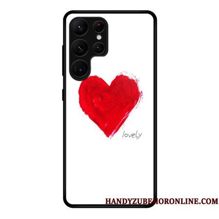 Hoesje Samsung Galaxy S25 Ultra 5g Mooi Van Gehard Glas Bescherming Hoesje