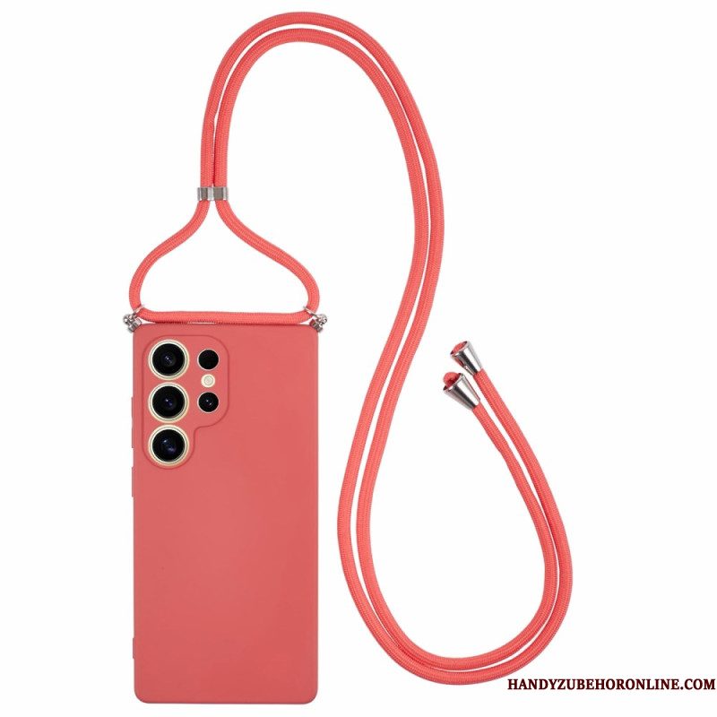 Hoesje Samsung Galaxy S25 Ultra 5g Rubberen Oppervlak Bescherming Hoesje